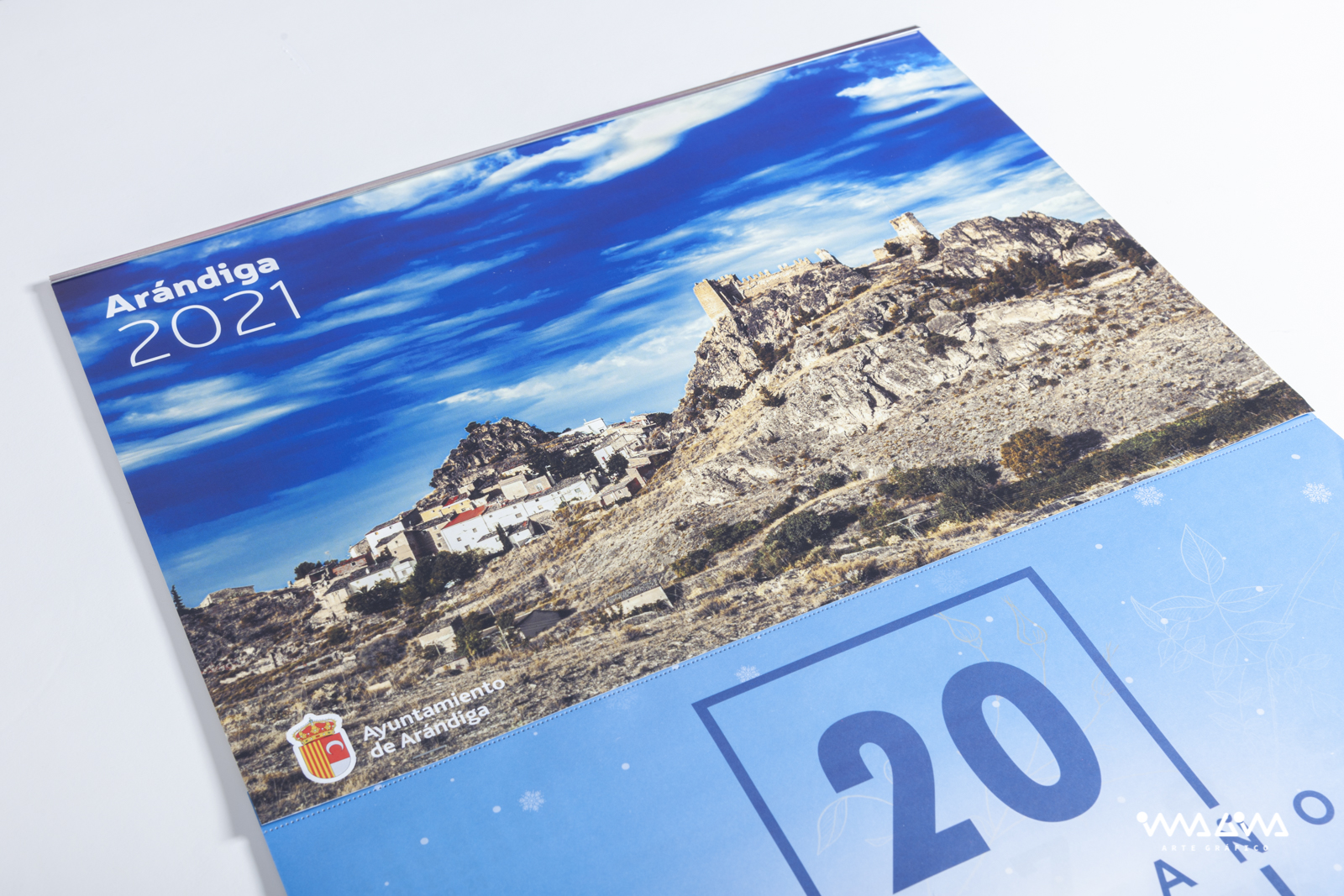 Calendarios de pared - Ayuntamiento de Arándiga - Imagina Arte Gráfico