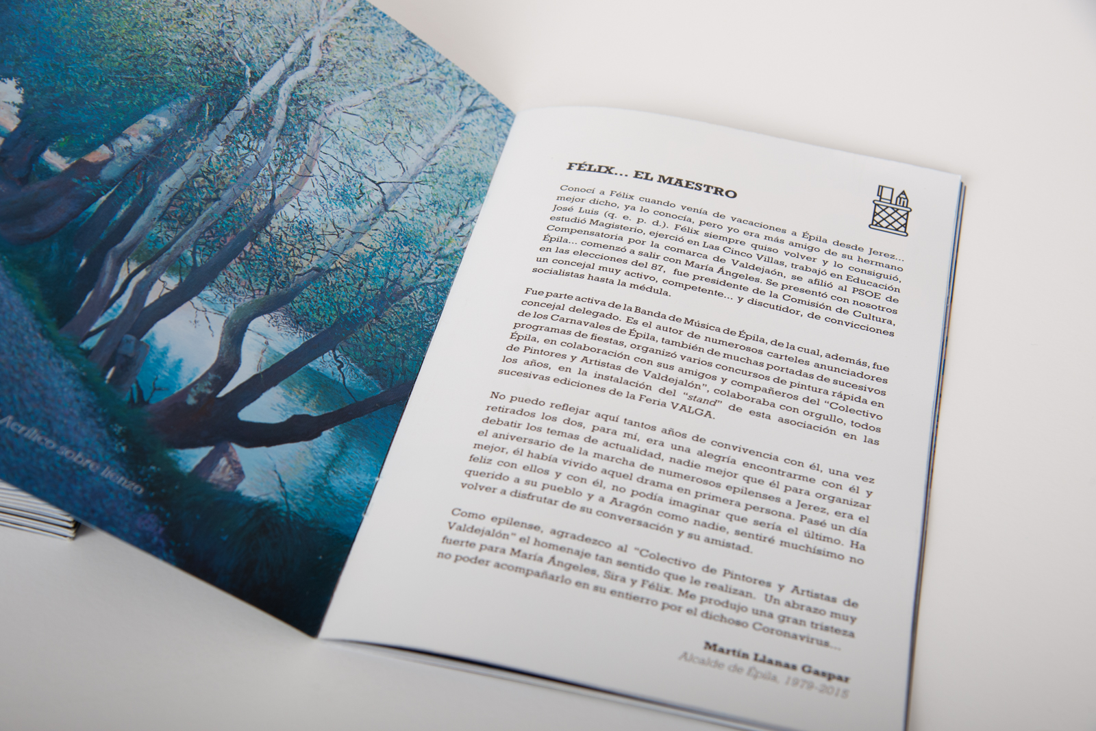 Simplemente Félix - Exposición y homenaje a Félix García - Diseño Imagina Arte Gráfico