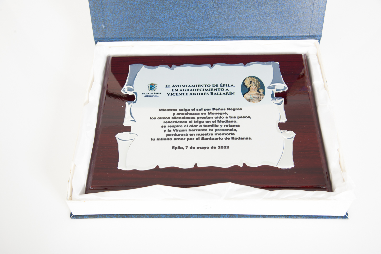 Placa conmemorativa organismos públicos - Imagina Arte Gráfido