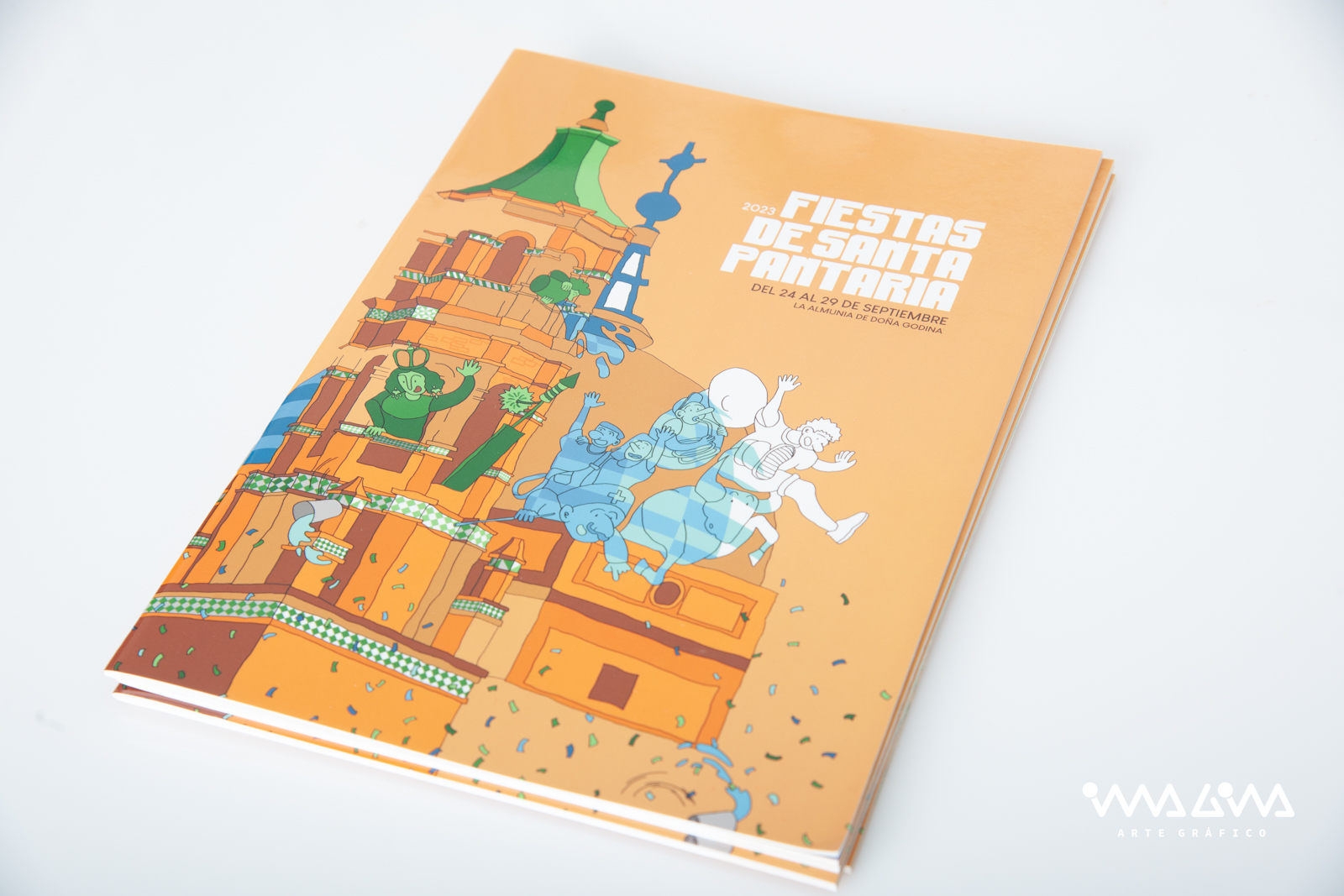 Programa de Fiestas Santa Pantaria 2023 - Diseño Imagina Arte Grafico