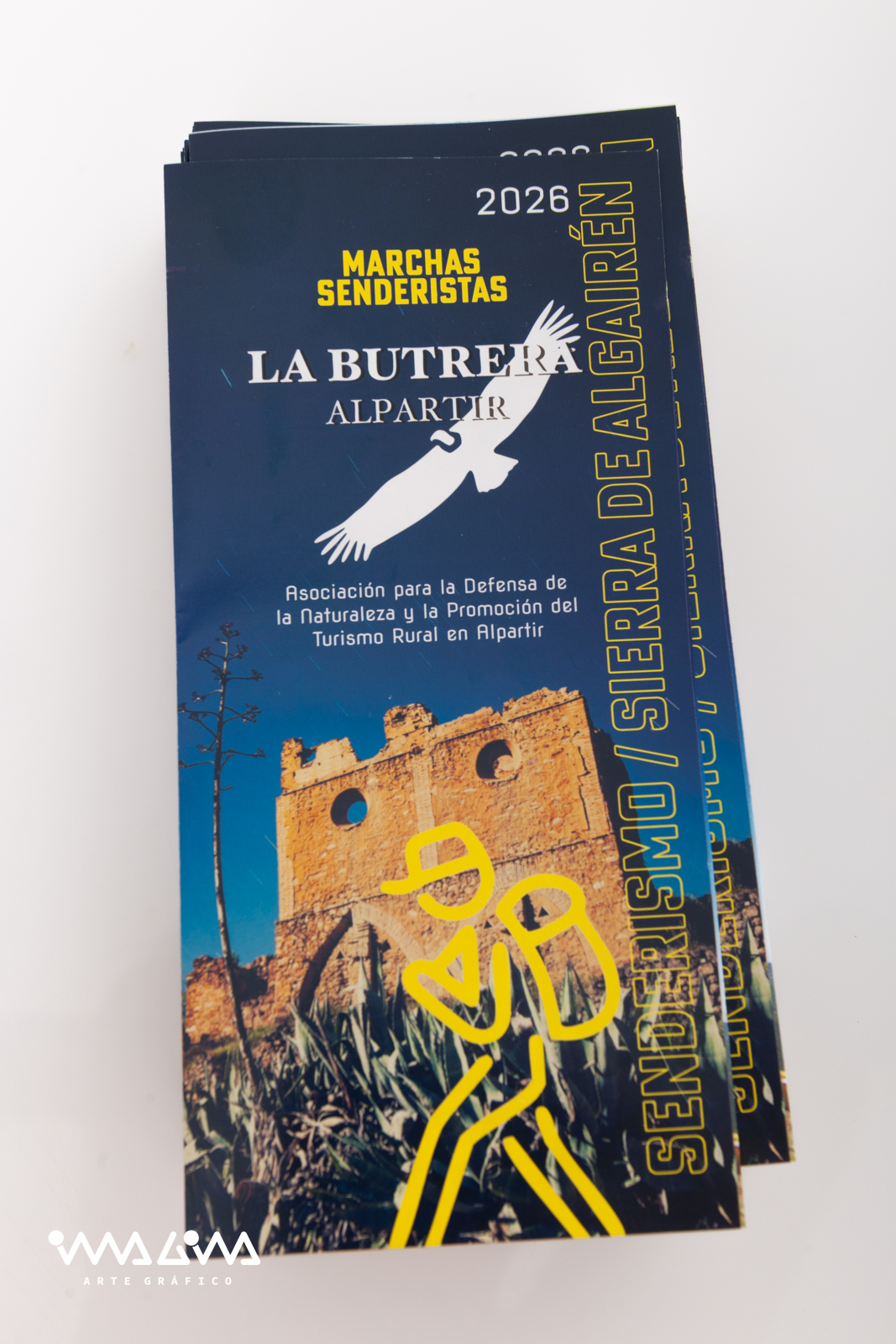 Tríptico Marchas senderistas La Butrera
