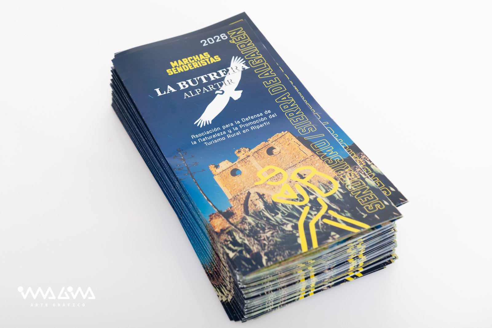 Marchas senderistas La Butrera Alpartir - Diseño Imagina Arte Gráfico